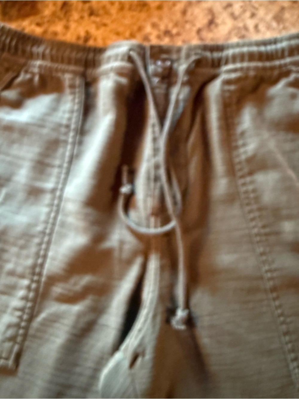 Lucky Brand Olive Green Drawstring Chinos - Picture 2 of 6